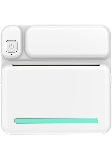 Skycity Öğrenci Hata Notu Yazıcı - Mini Taşınabilir Bluetooth Termal Yazıcı, 200dpı, 1200mah Pil, Etiket/fotoğraf Yazdırma, Mavi C19 1 Kağıtlı