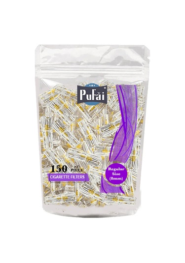 Pufai Tar Süzen Filtreli Ağızlık 8 MM 150'li