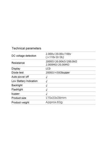 E23430 Habotest Araba Voltaj Dedektörü Otomotiv Devre Test