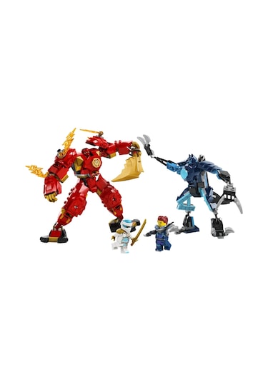 LEGO® NINJAGO Kai’nin Ateş Elementi Robotu 71808 7+ Yaratıcı Oyuncak Yapım Seti - 322 Parça