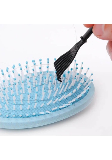 Koodmax Tarak Temizleyici Saç Fırçası Temizleyici Plastik Tırmık Siyah