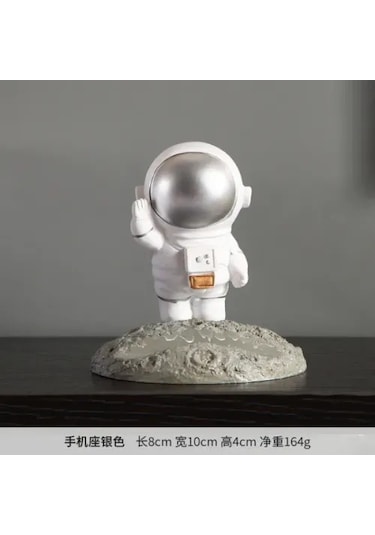 Astronot Telefon Tutucu Siyah