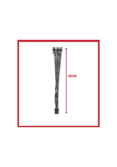 8 Pin 3 Port Erkek Ekran Kartı Güç Çoklayıcı Kablo Pcı-e Molex Dönüştürücü Kablo 16awg