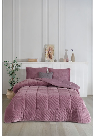 Elart Luis Comfort Set Çift Kişilik 195x215 Cm Gülkurusu Gülkurusu