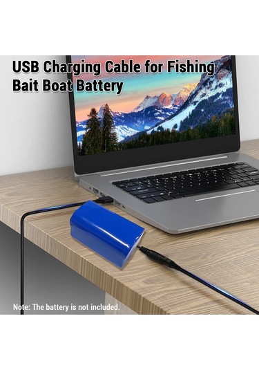 Reedark Balık Teknesi Pil Şarj Kablosu - 3.3ft Usb Şarj Kablosu, Dayanıklı Pvc Malzeme