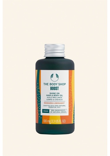 The Body Shop Boost Shine On Saç Ve Vücut Yağı 100 Ml