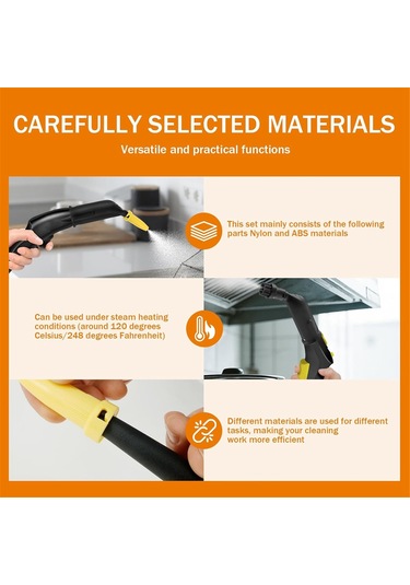 Junzhuodianpu Karcher Sc2 Sc3 Sc4 Sc5 Buharlı Temizleyici Parçaları Güçlü Nozul Yedek Parçaları İçin Temizleme Fırçası Başlığı Fırçası