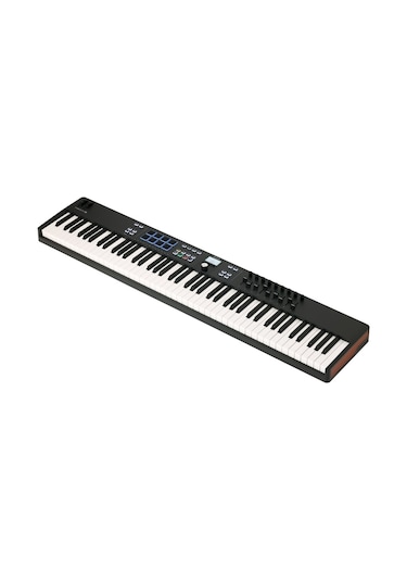 Keylab Essential 88 Mk3: Siyah 88-tuş Yarı-ağır Tuşe Keyboard/ Mıdı Ve Modular Kontrolcü, Soft Synth