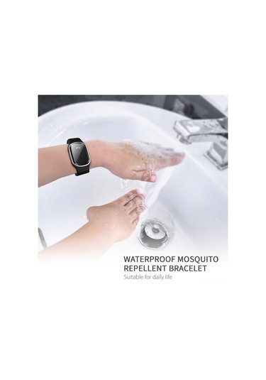 Kosona Beyaz Ultrasonik Sivilce Kovucu Bileklik - Çocuk Ve Yetişkinler İçin Kimyasız, Ev Ve Dışarıda Kullanıma Uygun, Ayarlanabilir Uzunluk