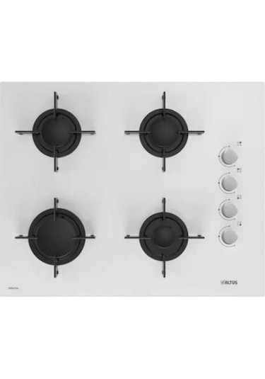 Altus ALA 322 W Turbo - ALA 159 GWH - ALA 535 HW Beyaz Cam Ankastre Set + Çelik Kettle