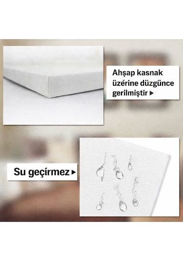 Dağ Orman Manzaralı Kanvas Tablo