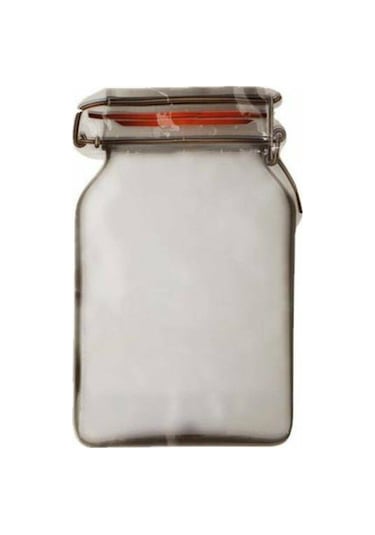 Kavanoz Desenli Fermuarlı Sızdırmaz Şeffaf Plastik Doypack - 50'l