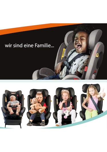 Holmer Kids Maxi Protect Aero 3D 360° Dönebilir Isofix 0  -  36 KG Oto Koltuğu