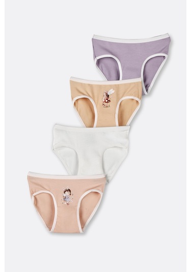 Miababy Kız Dörtlü Külot Std
