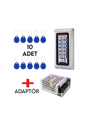 Sonex Metal Rfid Elektronik Şifreli Kartlı Kapı Açma Kilit