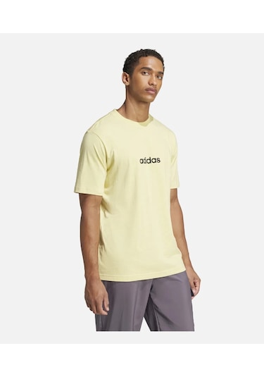 Adidas Sportswear Essentials Linear Single Jersey Short-sleeve Erkek Tişört Je9003