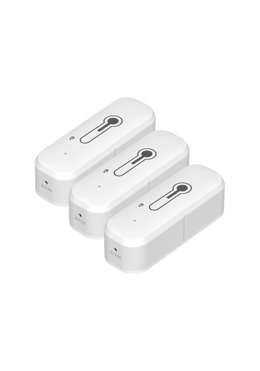 Maoyaya 3 Paket Akıllı Sensör, Tuya App Kontrol, Beyaz Wifi Sıcaklık Nem Sensörü Beyaz