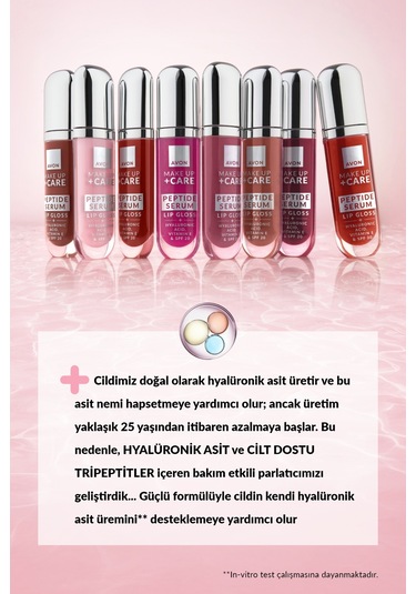 Avon Peptit Serum Lip Gloss Mauve Splash
