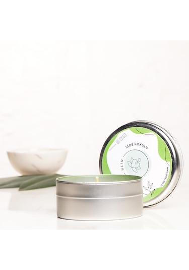 Mitr İğde Aromalı Metal Mum Çok Renkli