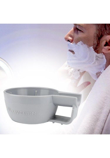 Dolıty Sabun Kupa Kase Taşınabilir Tıraş Kasesi Gri