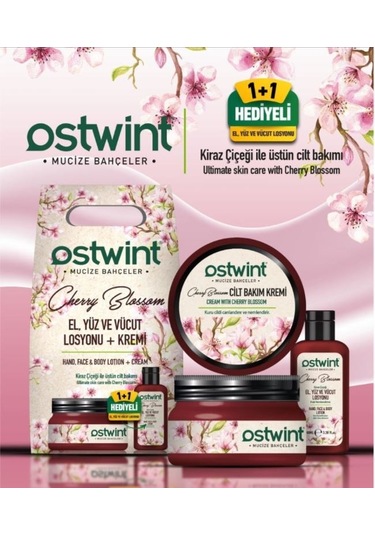 Ostwint Mucize Bahçeler Cherry Blossom Cilt Bakım Seti