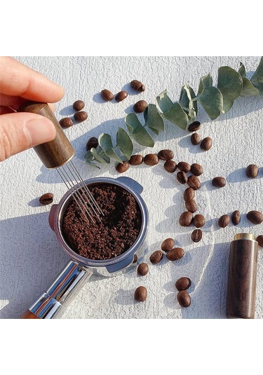 Espresso Kahve Karıştırıcı Espresso Dağıtım Aracı, Gül Ağacı Rengi Gül Ağacı Rengi Diğer