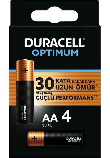 Duracell Optımum Aa Kalem Pil 4lü - -popvitrin Duracell