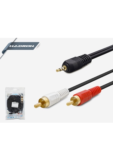 Hadron Hd4408 5 1 Ses Sistemi Pc Bağlantı Kablosu Aux 2Rca Kablo