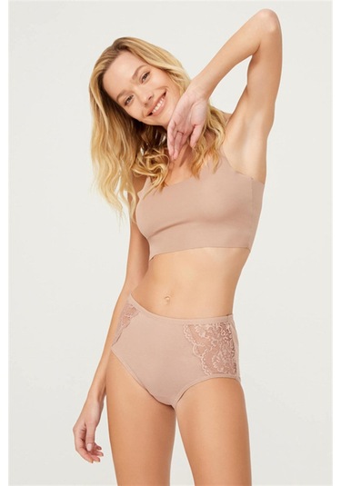 Dantel Detaylı Klasik Pamuklu Bato Külot 5'li Paket Çok Renkli 2 Çok Renkli