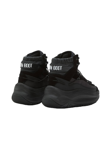 N001 Black Bot Erkek 80d2490030 Moon Boot Moon247 Xlace Mid Siyah