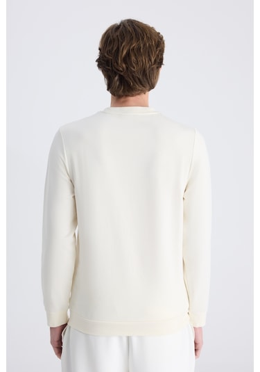 D'S Damat Ds Damat Regular Fit Ekru Düz Pamuklu Sweatshirt 5hce247021053 Çok Renkli