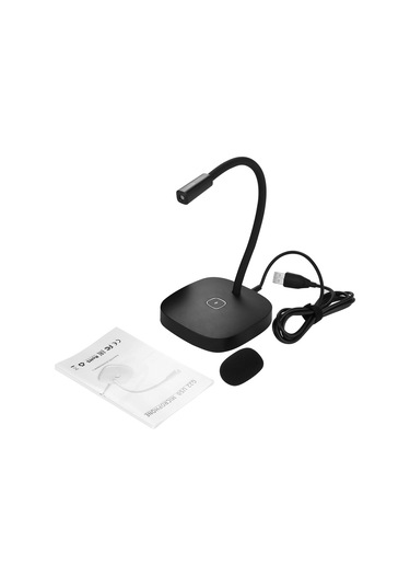 Yifomall Usb Bilgisayar Mikrofonu - 360 Yönlü, Dokunmatik Sessiz Düğmeli, Pc/laptop Uyumlu