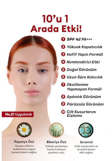 Missha Yoğun Kapatıcılık Sunan BB Krem M Perfect Cover BB Cream Ex No: 21 20 ML