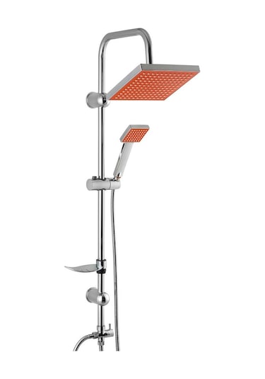 Vilas Sempre Orange Robot Yağmurlama Tepe Duş Seti Krom