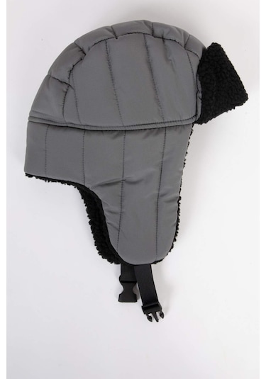 DeFacto Erkek İçi Suni Yünlü Hunter Şapka C7194AX24WNGR2