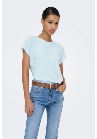 Only Bayan T Shirt 15368563 Açık Mavi