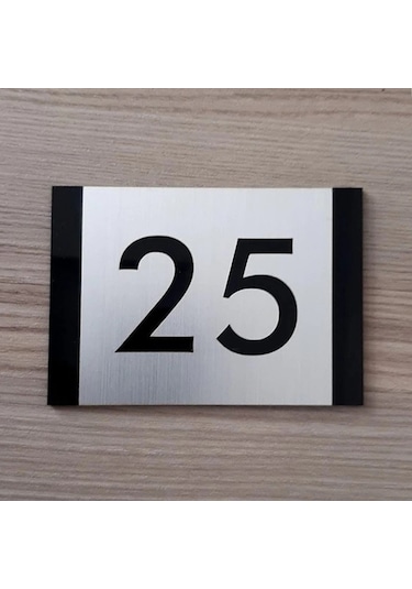 Modern Tasarım Kapı Ve Birim Numarası - Apartman, Ofis, Iç Mekan