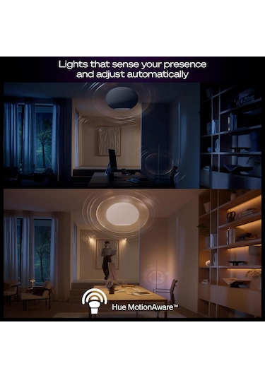 Philips Huewca 9w E27 Renkli Akıllı Ampul 2'li Pro Başlangıç Seti Çok Renkli