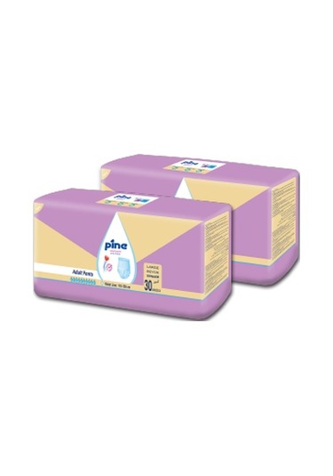 Pine Külotlu Hasta Bezi Bel Ölçüsü 110-150 Large 60 Adet