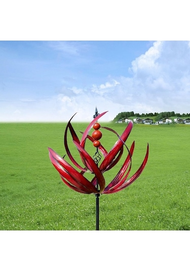 Pazly Tasarım Rüzgar Çiçeği Homyl Dekoratif Hava Döndürücü Açık Alan