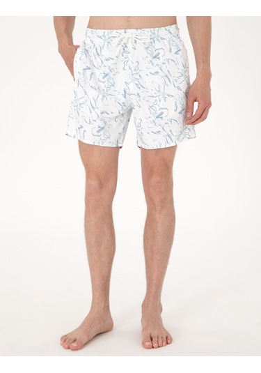 Pierre Cardin Erkek Açık Mavi Deniz Şortu 50307958-vr003 Açık Mavi