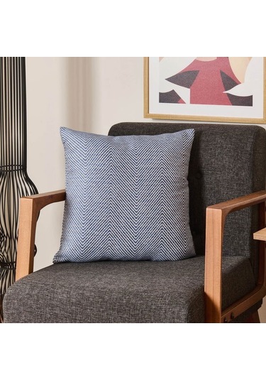 Evidea Soft Aldo Kırlent - Mavi - 50x50 Cm Mavi