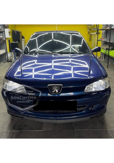 Peugeot 306 1993-2002 Uyumlu Üniversal Laguna Lip Esnek Ön Lip 2 Parça Tampon Altı Dil Karlık Ön Ek 00 Şüscaroto Aksesuar