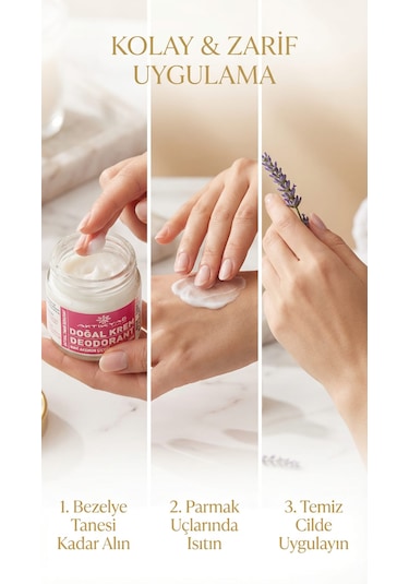 Doğal Krem Deodorant 40 Ml