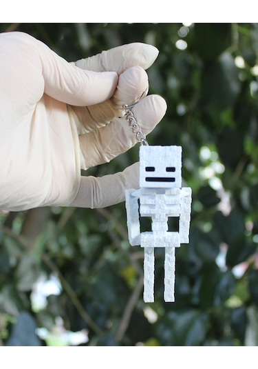 Minecraft İskelet Anahtarlık