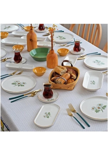 Glore İstanbul Daisy 41 Parça Kahvalı Takımı 69639 Diğer