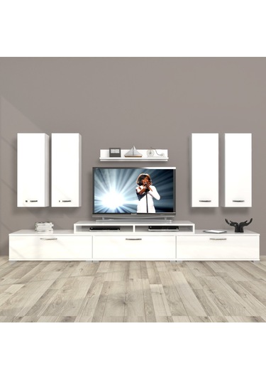 Decoraktiv Ekoflex 8d Slm Tv Ünitesi Tv Sehpası Beyaz