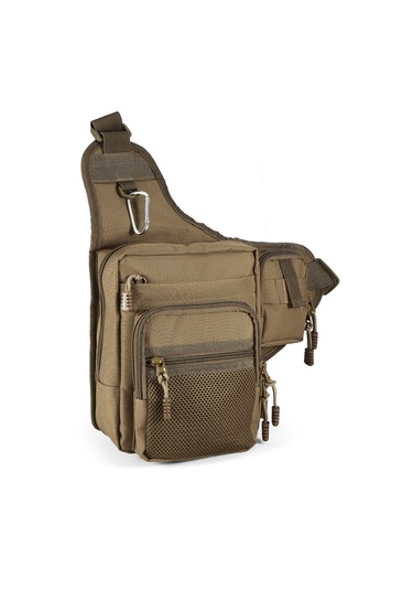 Jeehugo Balıkçılık Çanta - Kanvas Malzeme, 32x39x12cm Boyut, Yeşil, Siyah, Turuncu, Kamuflaj Ve Kahverengi Seçenekleriyle Çift Taraflı Depolama