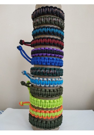 Paracord Cobra Paraşüt Ipi Survıval Mad Max Bileklik Çok Renkli