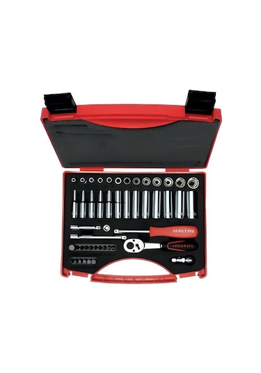 İzeltaş 1400 1/4 Altı Köşe Lokma Anahtar Ve Bits Set 48 Parça - 14000005131